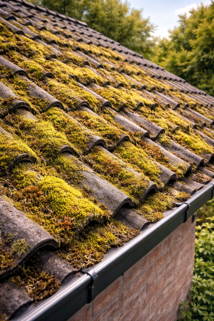 Mos op het dak: onschuldig of een probleem?